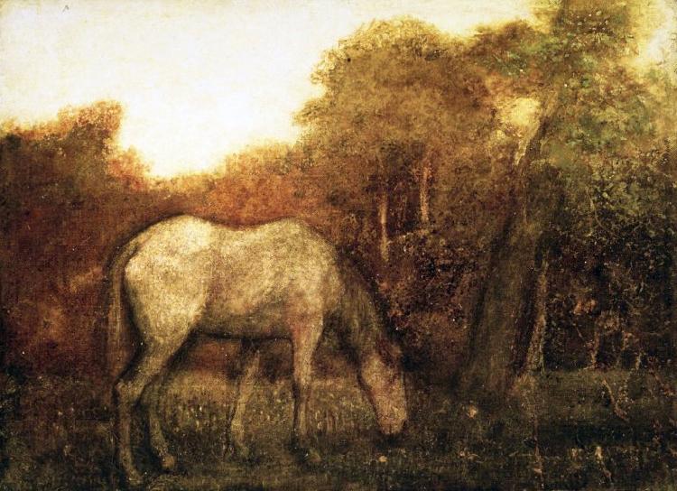 Albert Pinkham Ryder Grazing Horse Norge oil painting art